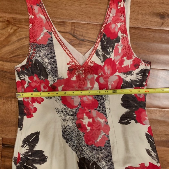 Free People // NWT Embroidered V-neck cotton dress - Picture 15 of 15